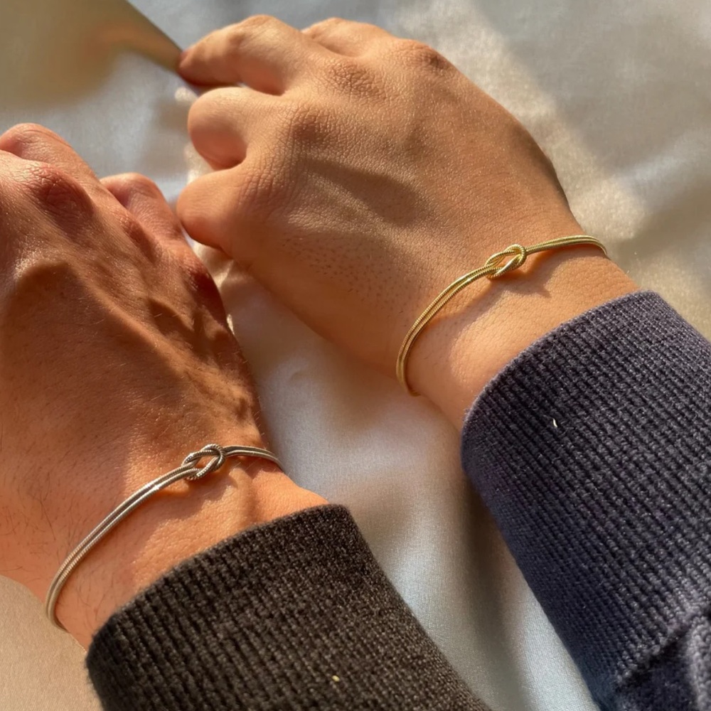 Forever Knot Bracelet duo